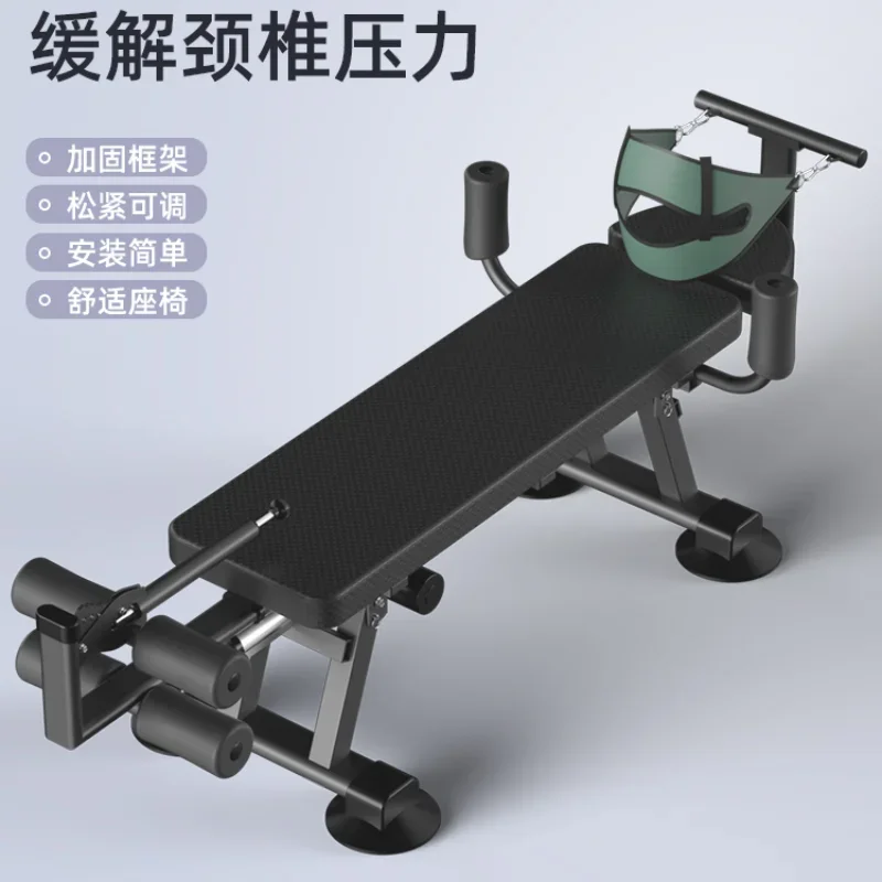 

Intelligent electric height increase length height pull leg stretcher cervical and lumbar traction upside down inverted machine