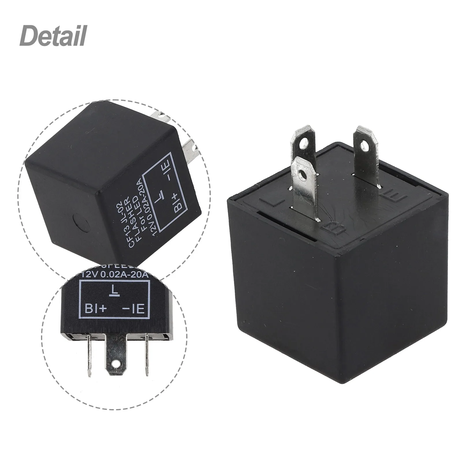 For Chevrolet 3 Pin Relay Hyper Flash Decoder Car Maintenance As Shown In The Figure Extreme Weather Performance