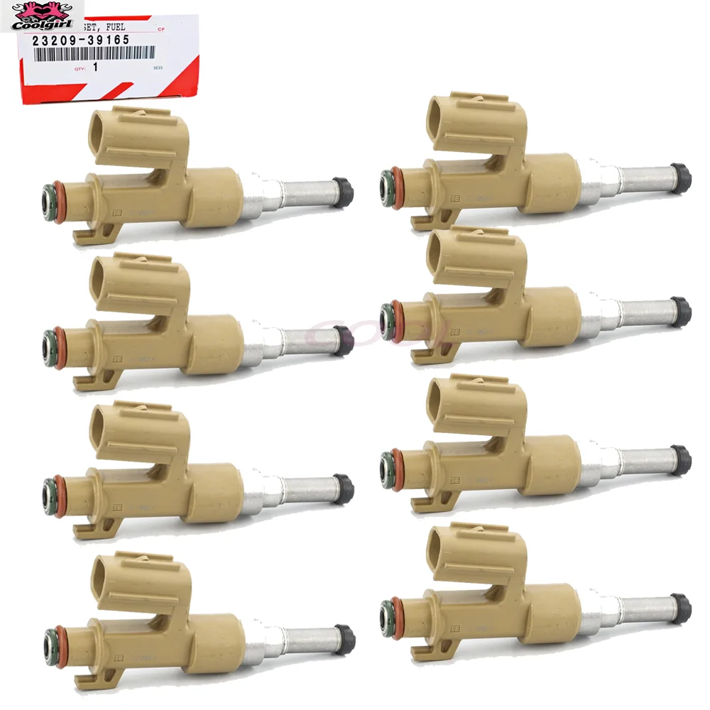 8X New Fuel Injectors OEM 23250-0S020 23209-39165 For Toyot-a Sequoi-a Tundra Land Cruiser Lexu-s 08-13