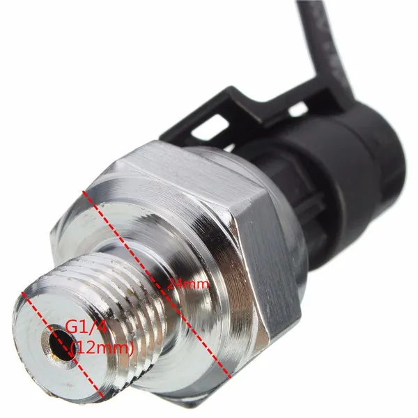 Sensor transductor de presión 5V 0-1,2 MPa, combustible, aceite, Gas, agua, aire