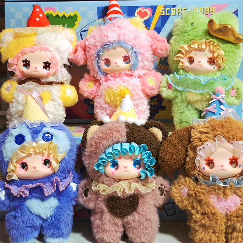 

Lovely Emma Flavor Twist Series Blind Box Cute Bunny Anime Doll Surprise Bag Vinyl Plush Mystery Pendants Toys Customized Gifts