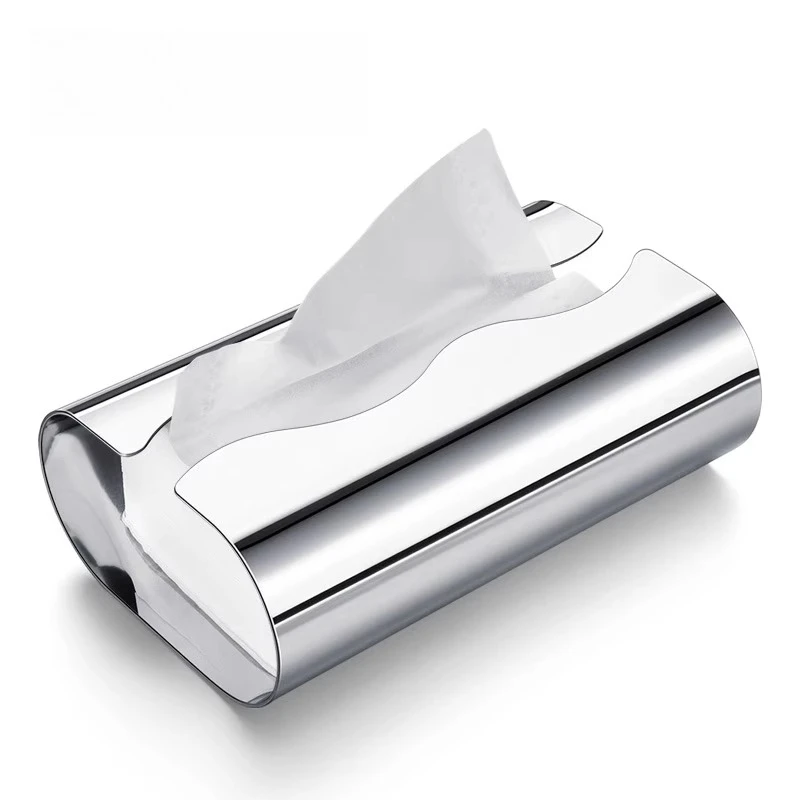 

tissue box stainless steel pumping carton creative living room home decoration simple high-end ornament