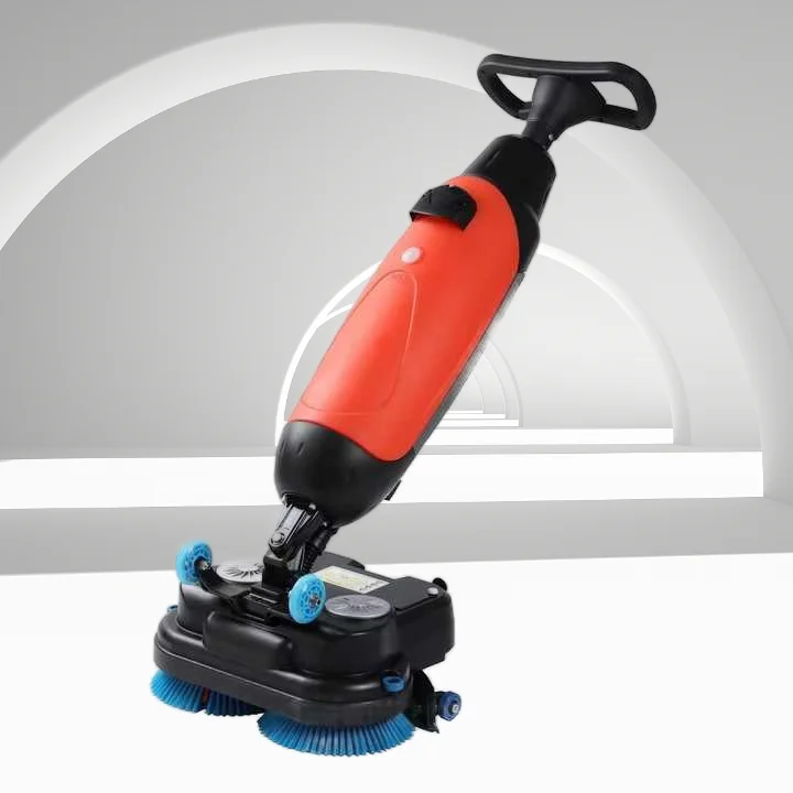 

Commercial Small Size Portable Walk-behind Automatic Floor Scrubber Washing Cleaning Machine