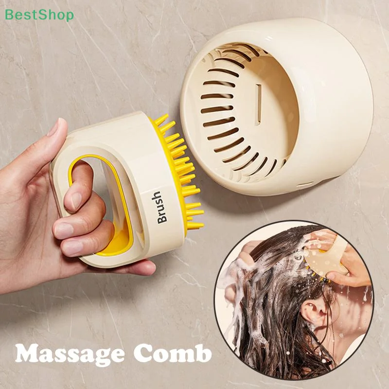 

PresseVictoria GrupoНастенная силиконовая щетка для шампуня-массажная расческа с коробкой для хранения