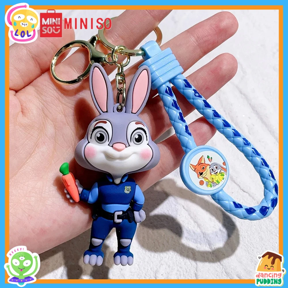 *#*#*MINASO Zoo Key/chain Judy Rabbit Fox Sloth Cartoon Pendant Love Gift Accessories for Couples and Fans