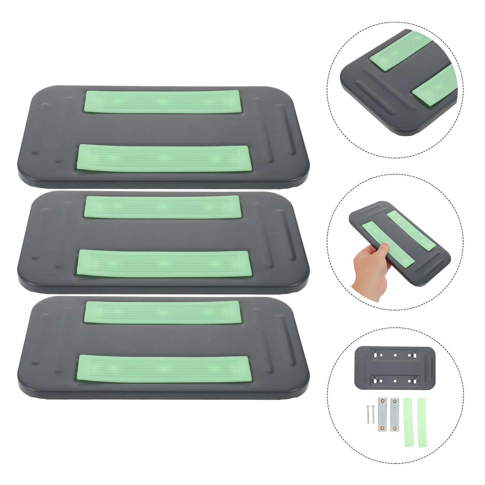 

3pcs Loft Bed Ladder Pad Removable Iron Step Support For Dorm Bunk Beds College Bedroom Safety Foot Rest Accessory