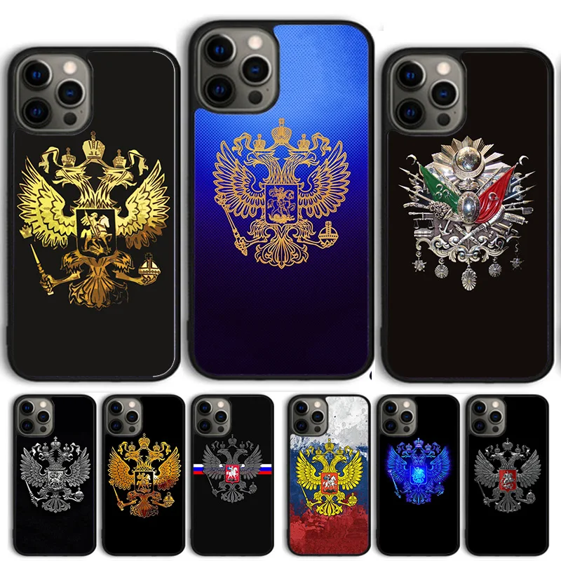 Russian Flag vintage Phone Case Cover For iPhone 15 16 14 13 12 Pro Max mini 11 Pro Max XS X XR Plus Coque Shell