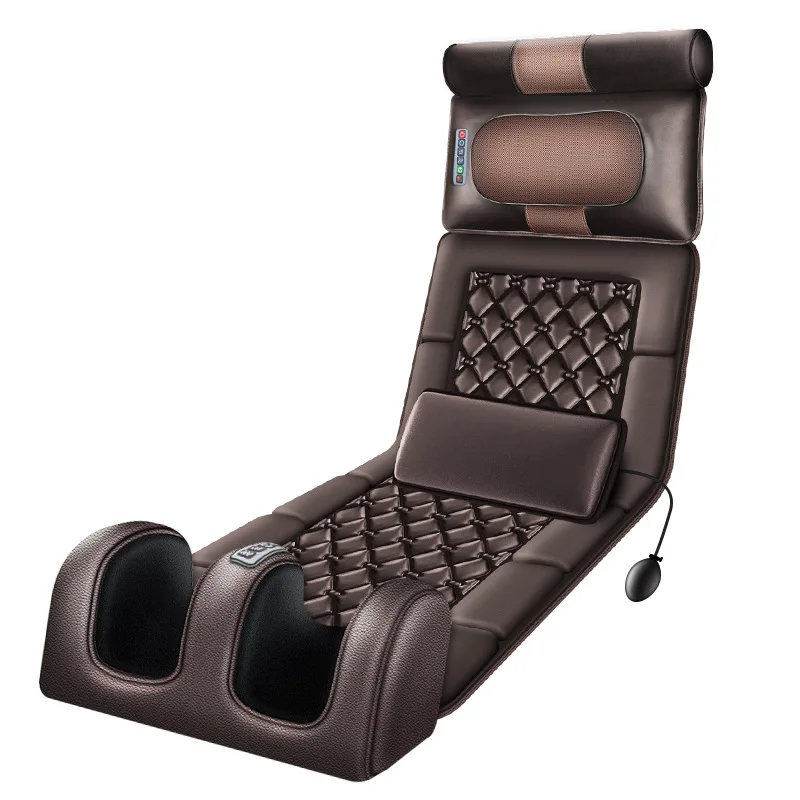 Portable Electric Shiatsu Massager Cushion Full Body Kneading Vibration Focus Neck Waist Leg Foot Application