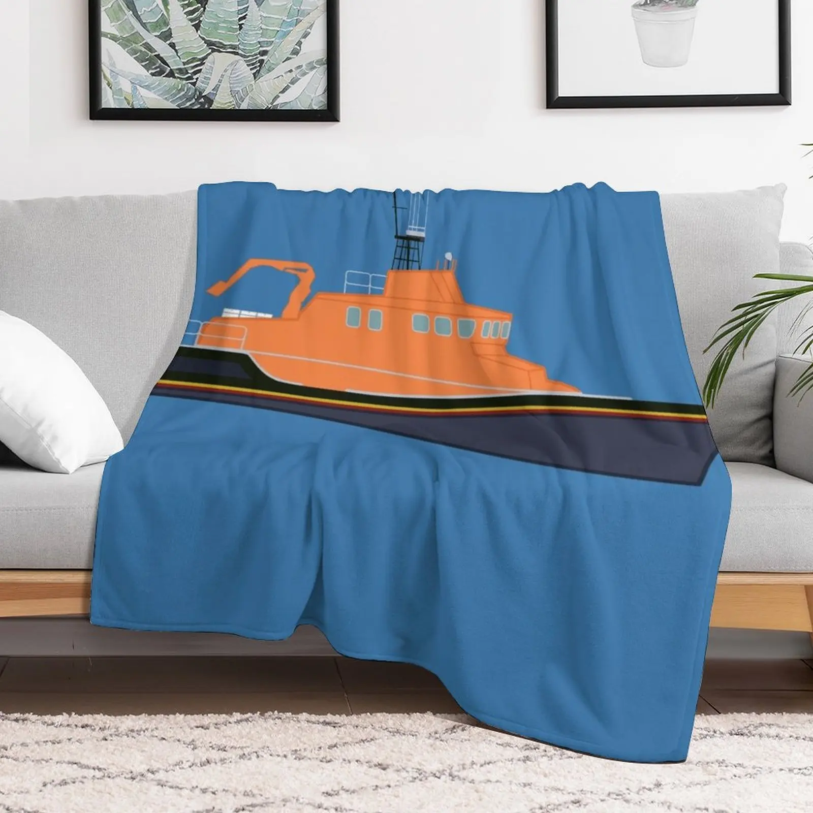 Lifeboat (Severn Class) Throw Blanket Luxury christmas gifts Blankets