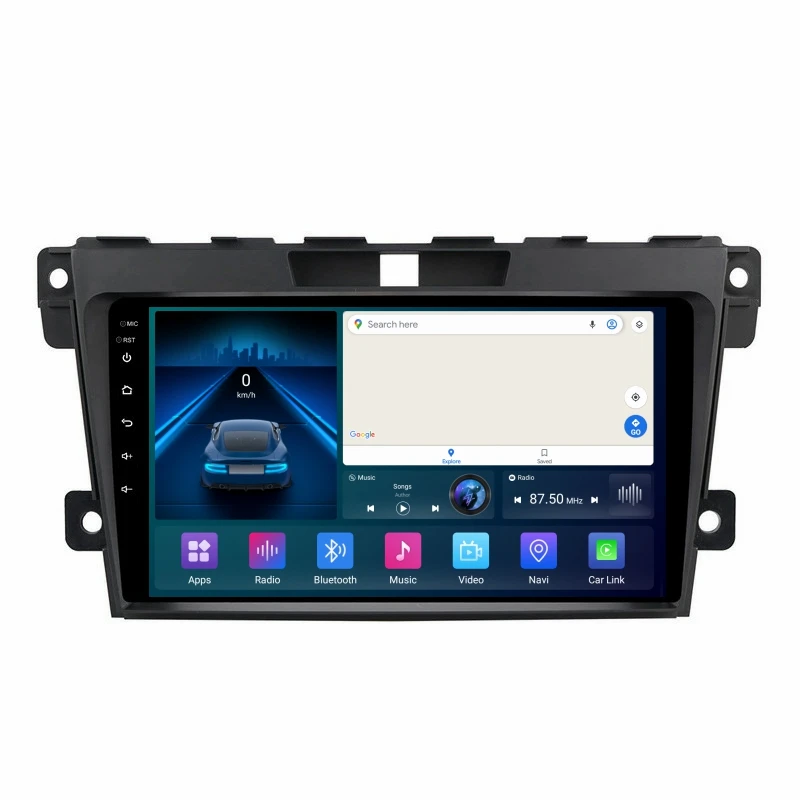 

Автомагнитола 2DIN Android для Mazda CX-7 Bose 2008-2015 Carplay, Автомобильная Мультимедийная система GPS Bluetooth WIFI DSP радио AM RDS