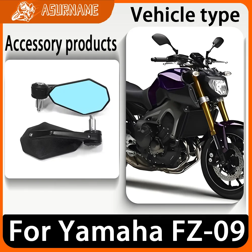 

For Yamaha FZ-09 FZ 09 FZ09 Motorcycle Rearview Mirror Handlebars Rearview Mirror Retro Handlebars Side Mirror Accessories