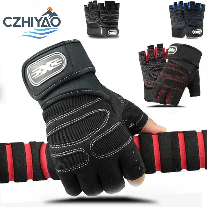 

1 пара мужских и женских велосипедных перчаток, перчатки с сенсорным экраном для упражнений на половину пальцев, подходят для занятий спортом на открытом воздухе, бега в тренажерном зале