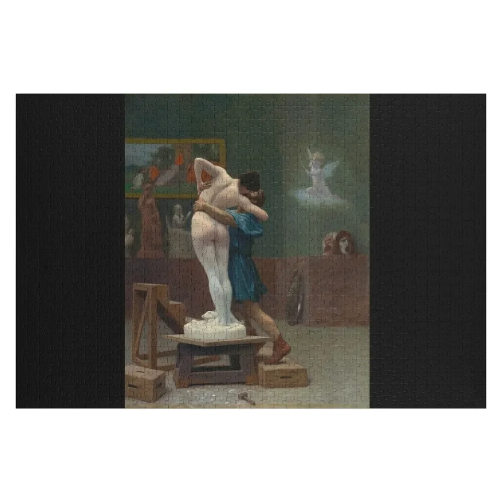 

Jean-Leon Gerome -Pygmalion and Galatea Jigsaw Puzzle With Personalized Photo Personalize Custom Name Child Toy Puzzle