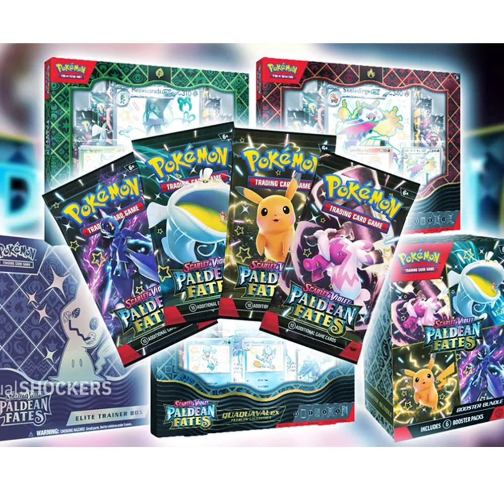 Pokemon TCG is emphasizing shiny Pokemon and pocket monsters with the Scarlet and Violet – Paldean Fates Children\'s toys