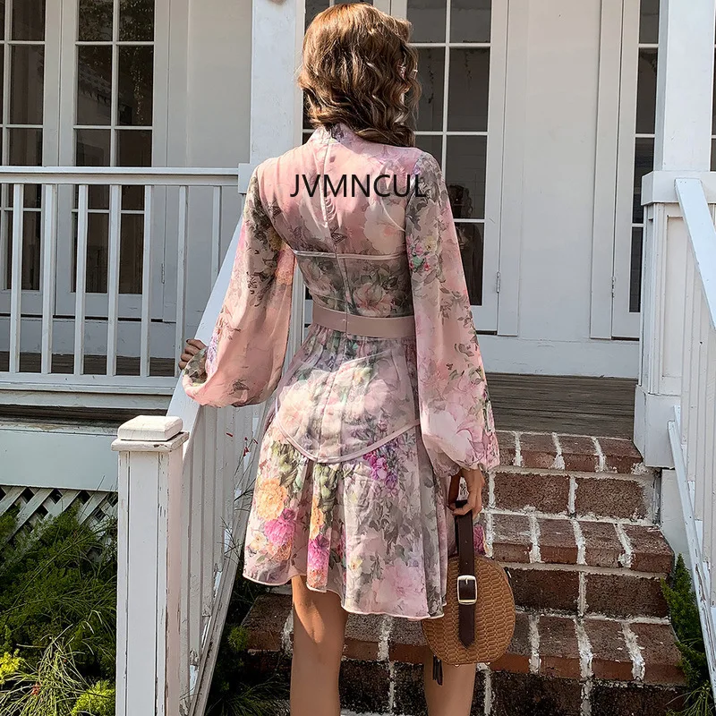 Trendy 2025 Summer Stock Bustier Style Evening Dress with Lantern Sleeves, Elegant Floral Bodycon Dress