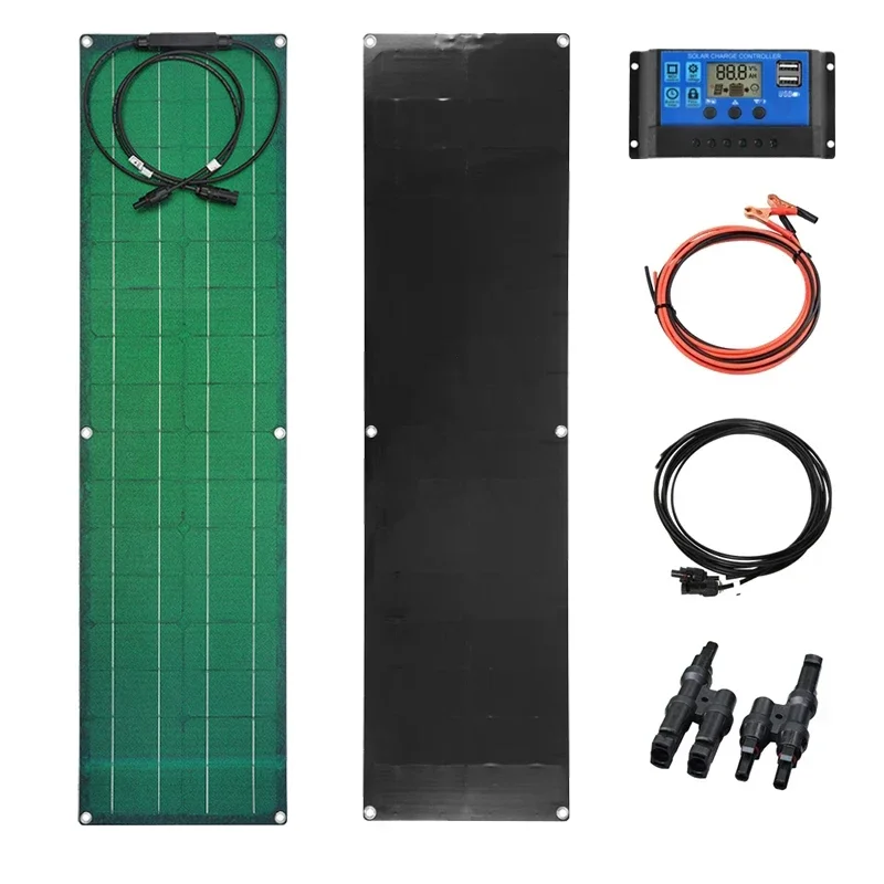 

Monocrystalline Solar Panel Kit 600W 300W Bendable Portable Flexible Solar Module for Battery Charger Laptop Notebook Computer