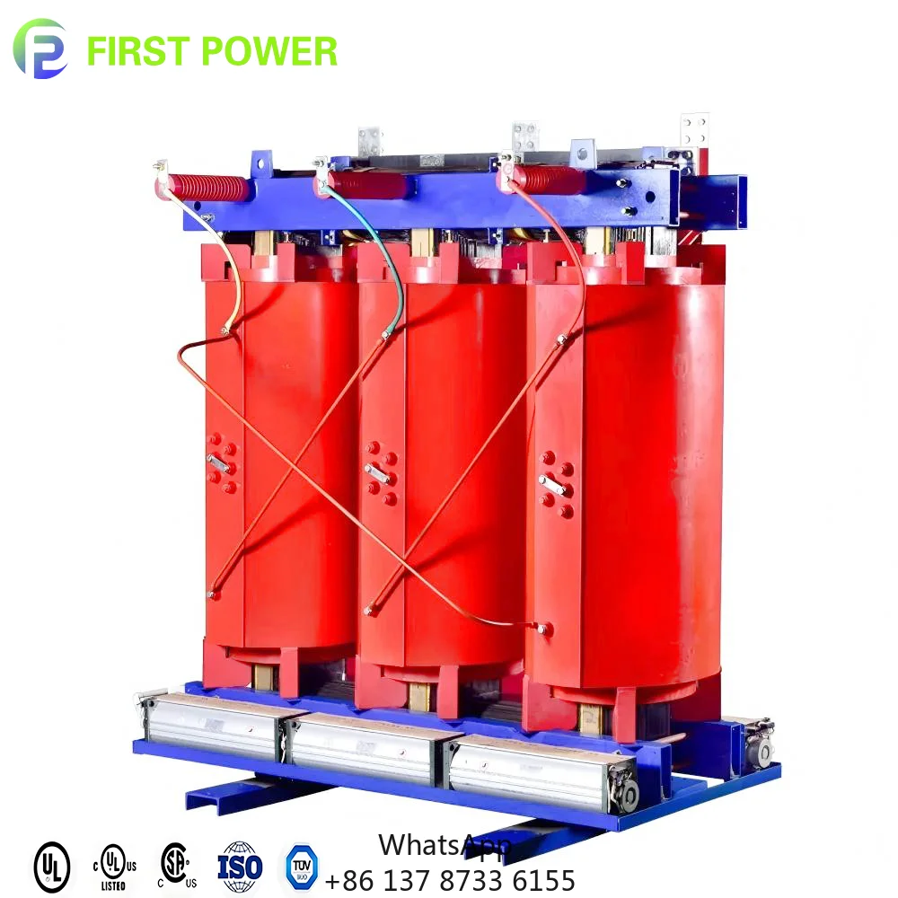 CE Certification 10KV 11KV 500KVA 1000KVA Step Down 1600KVA 2500KVA Dry Type Transformer With Cooling Fan For Power Supplies