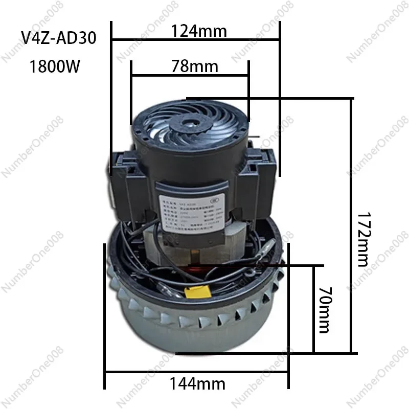 motor V2Z-P25 V2Z-A24 V4Z-AD30 high-speed turbo vacuum motor vacuum cleaner fan