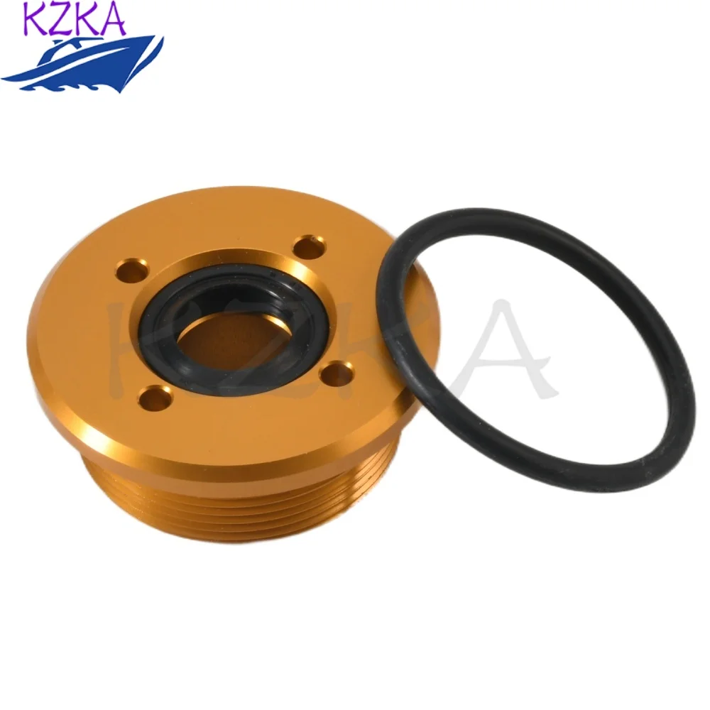 6H1-43821 End Cap with Seals For Yamaha Outboard Engine Tilt Trim 2T 4T 60 70 75 85 90HP 6H1-43821-11 Engine Aftermarket