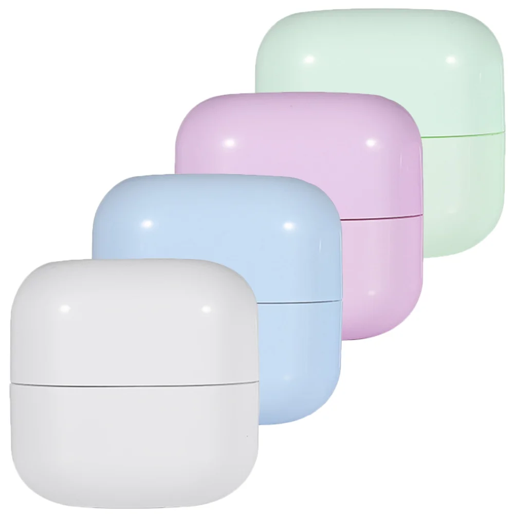 4 Pcs Cream Jars with Lids Creami Moisturizer Face Travel Dispenser Containers for Toiletries