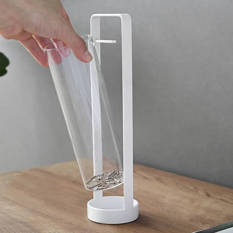 Incense Holder For Sticks, Anti-Ash Flying Incense Burner, Detachable Glass Ash Catcher For Home Decor Yoga Meditation
