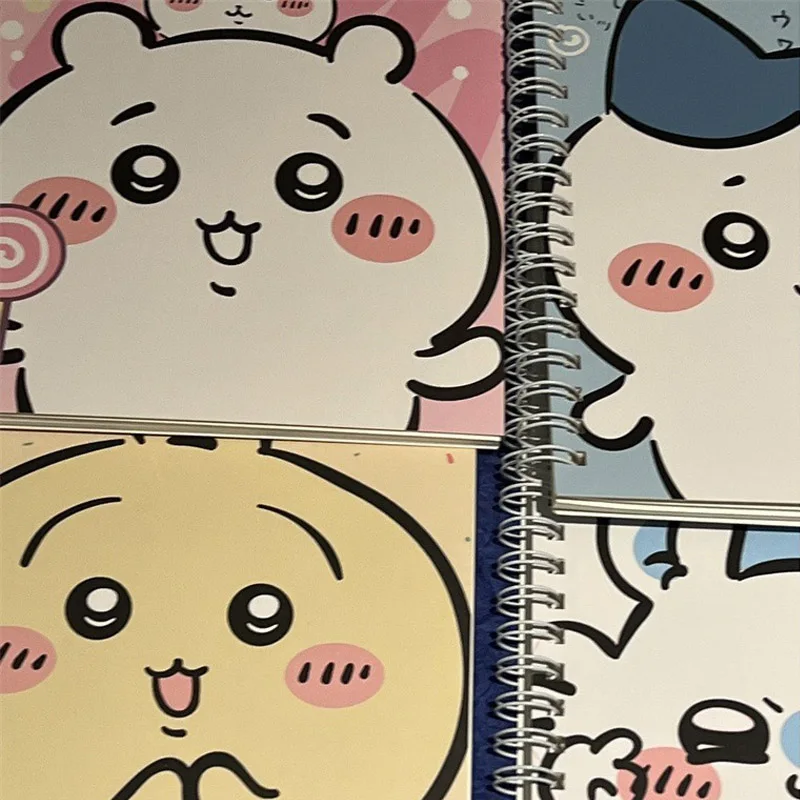 かわいいちいかわスパイラルノートウサギハチワレモモンガ漫画メモ帳学生学習文具事務用品クリスマスギフト