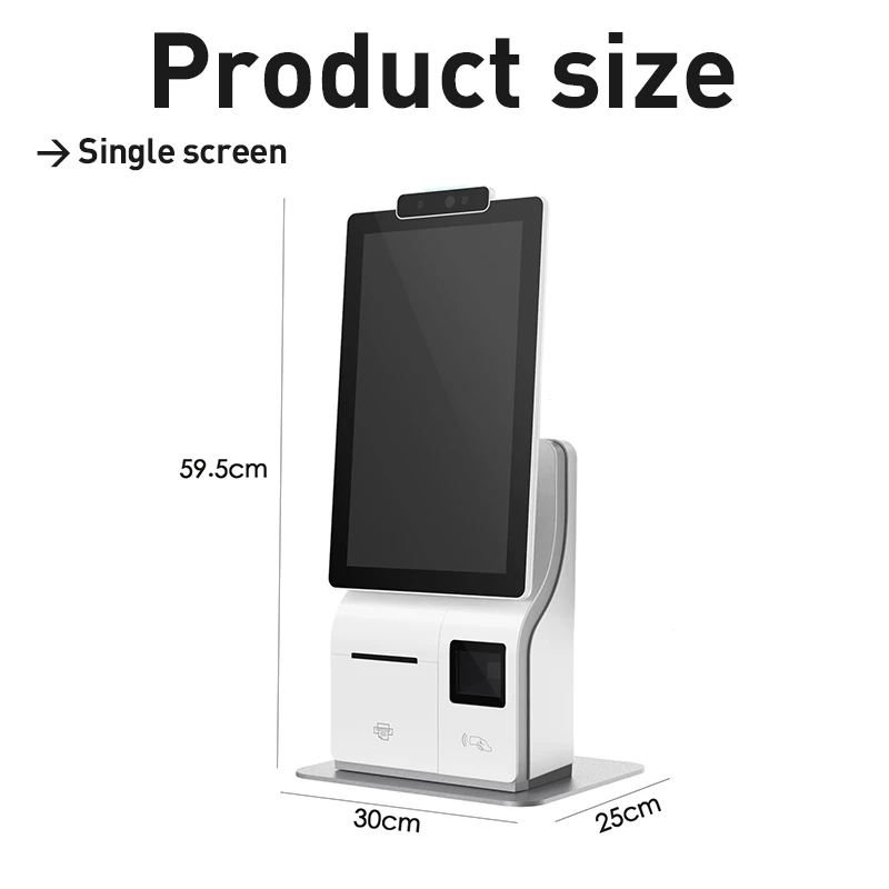 f Service Kiosk With Passport Scanner Card DispenserHotel Desktop Self Check in Kiosk Android Pos Payment Kiosk Touch Screen Sel