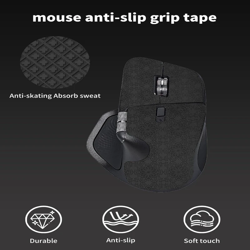 1-2 Set Mouse Anti Slip Grip Sticker For Logitech MX Master 4 Mouse‌‌ Non-Slip Anti Sweat Tape Ultrathin Also Have Mouse Skates