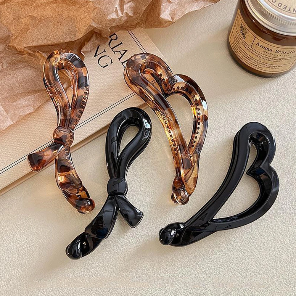 Fashion Banana Pin Vertical Clip High Ponytail Hair Clips For Women Korean Non-Slip Banana Hair Clip Summer Accessories Headwear