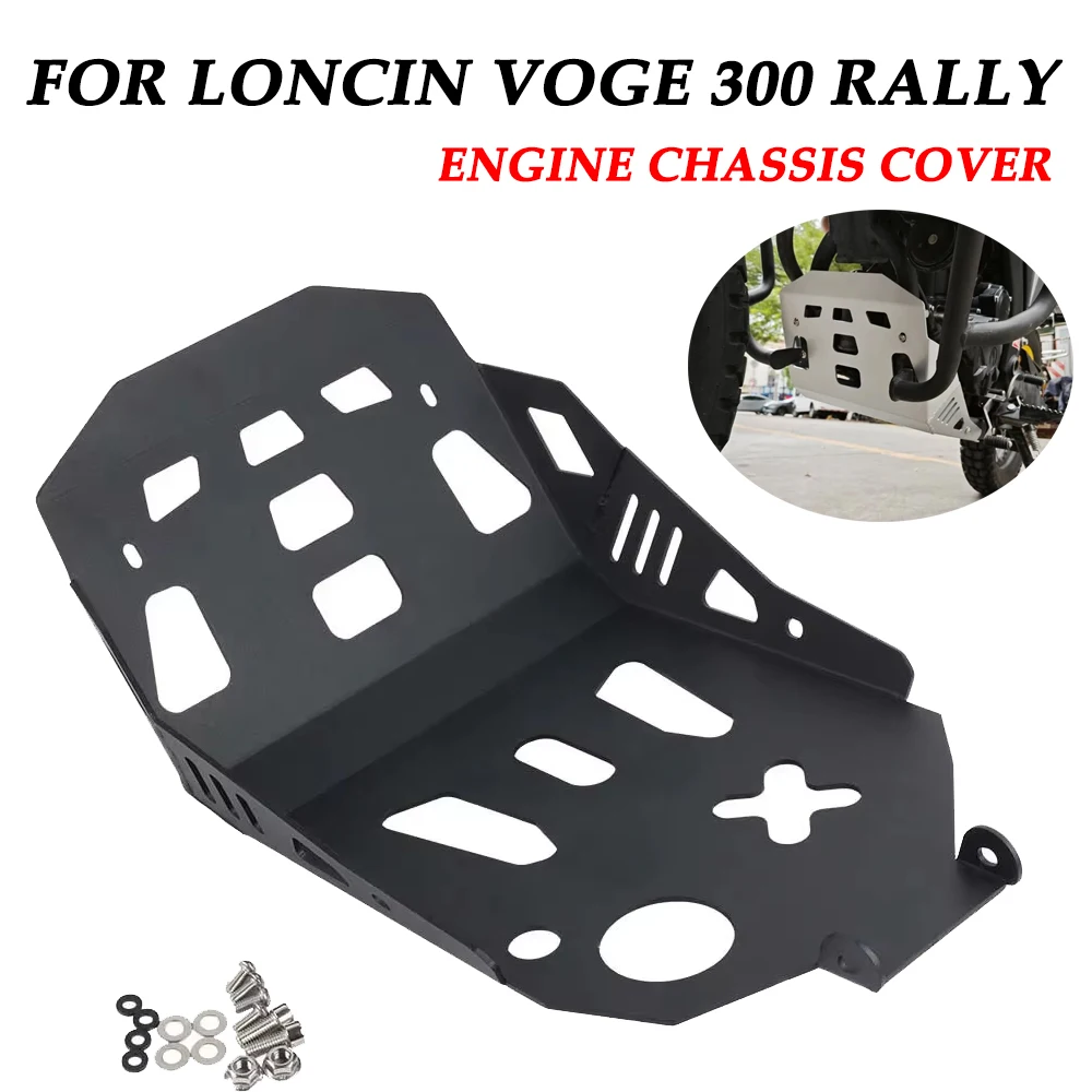 For LONCIN VOGE 300 Rally 300 300RALLY RALLY300 Motorcycle Accessories Engine Cover Chassis Under Base Guard Protector Belly Pan