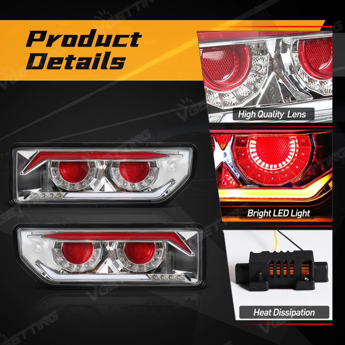 โรงงานไฟท้ายรถโคมไฟ Offroad 4x4 รถบรรทุกไฟท้าย LED สําหรับ SUZUKI Jimny 2019-2024 ด้านหลังกันชนไฟเบรคไฟท้าย