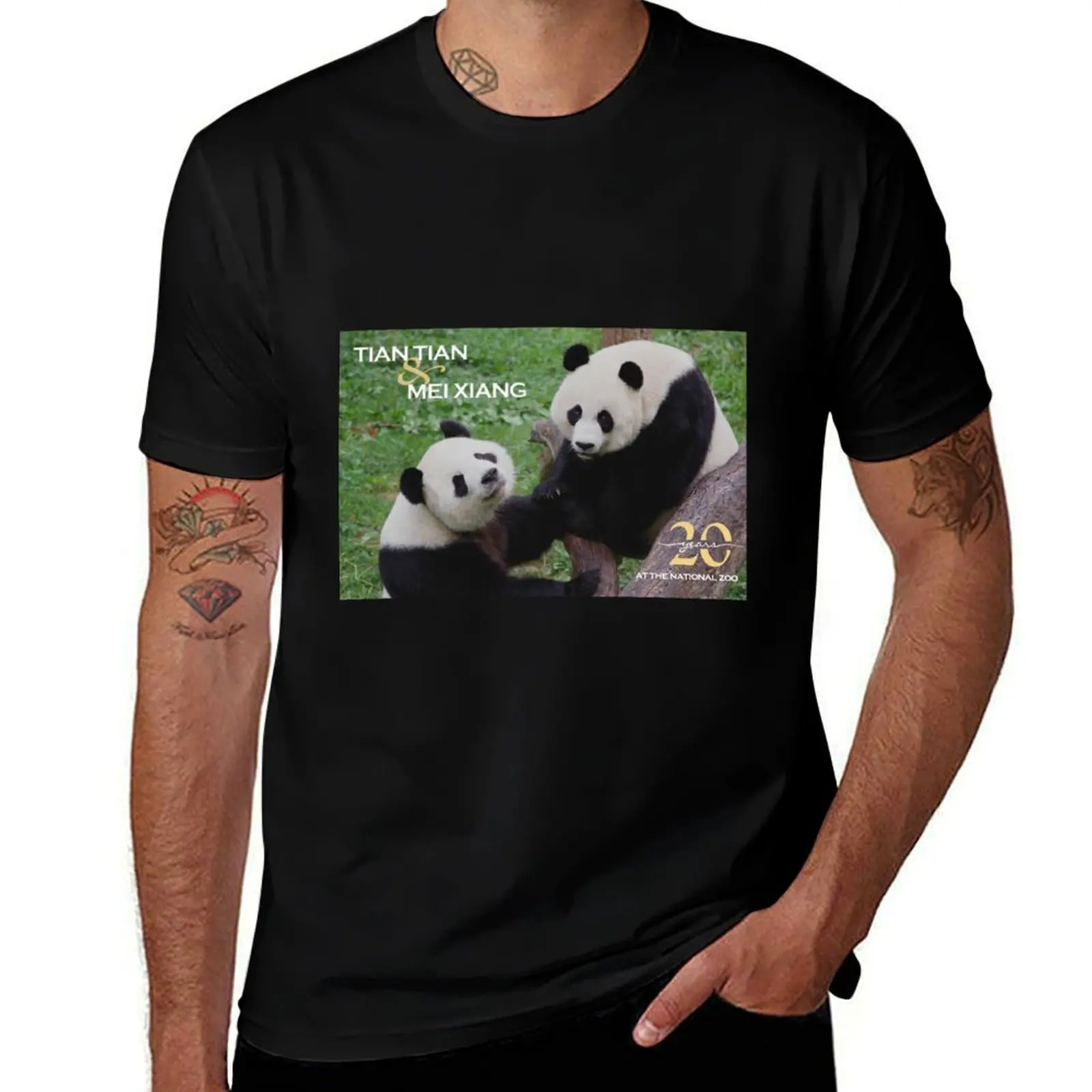 

Giant Pandas Tian Tian and Mei Xiang at the National Zoo - 20th Anniversary Edition T-Shirt