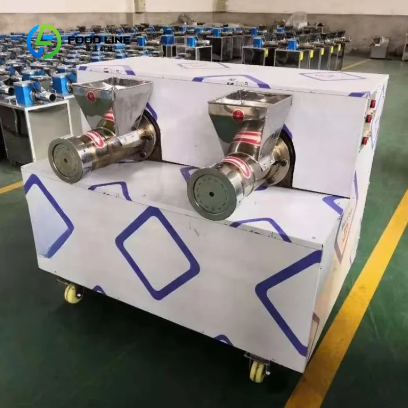 Customized Double Screw Commercial Pasta Extruder Machine High Capacity Automatic Maker for Macaroni, Spaghetti & Hollow Noodles