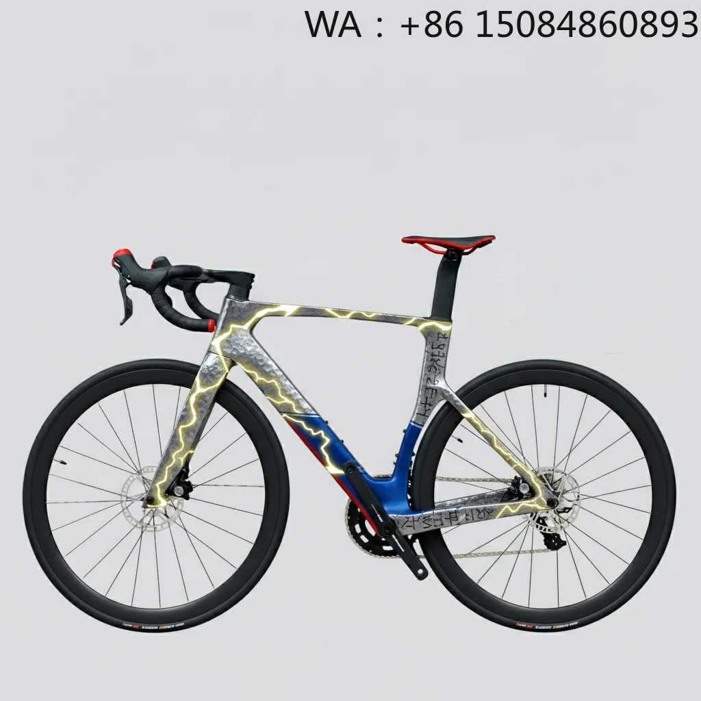 

24 Speed Wireless Aero Road Bike, Carbon Fiber Material, T800 Full Carbon Frame, High Speed Professional Racing Bicycle