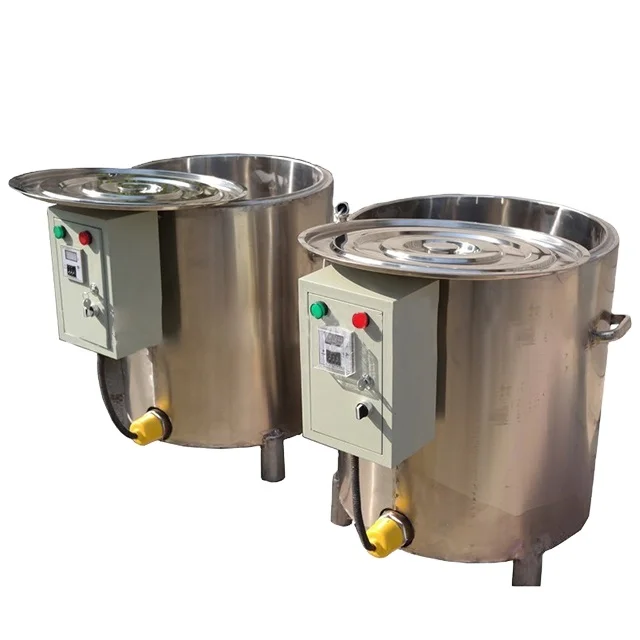 Hot Sale Low Energy High Performance Double Steam Paraffin Wax Melting Machine with Heater Wax