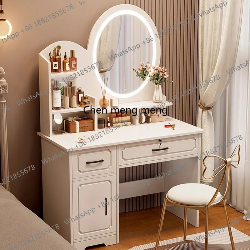 Desk Chair Vanity Table Irregular Clear Xenomorph Design Aesthetic Dressing Table Luxury Comoda Pra Quarto Trendy Furniture