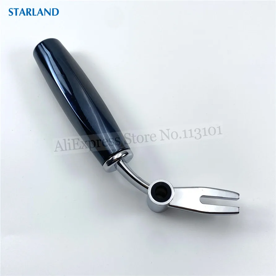 Manivela de un mango para máquinas de helados blandos, accesorio de mango de mano de Color azul índigo, nueva parte de MK/ZM, ancho de ajuste de 3,3 cm