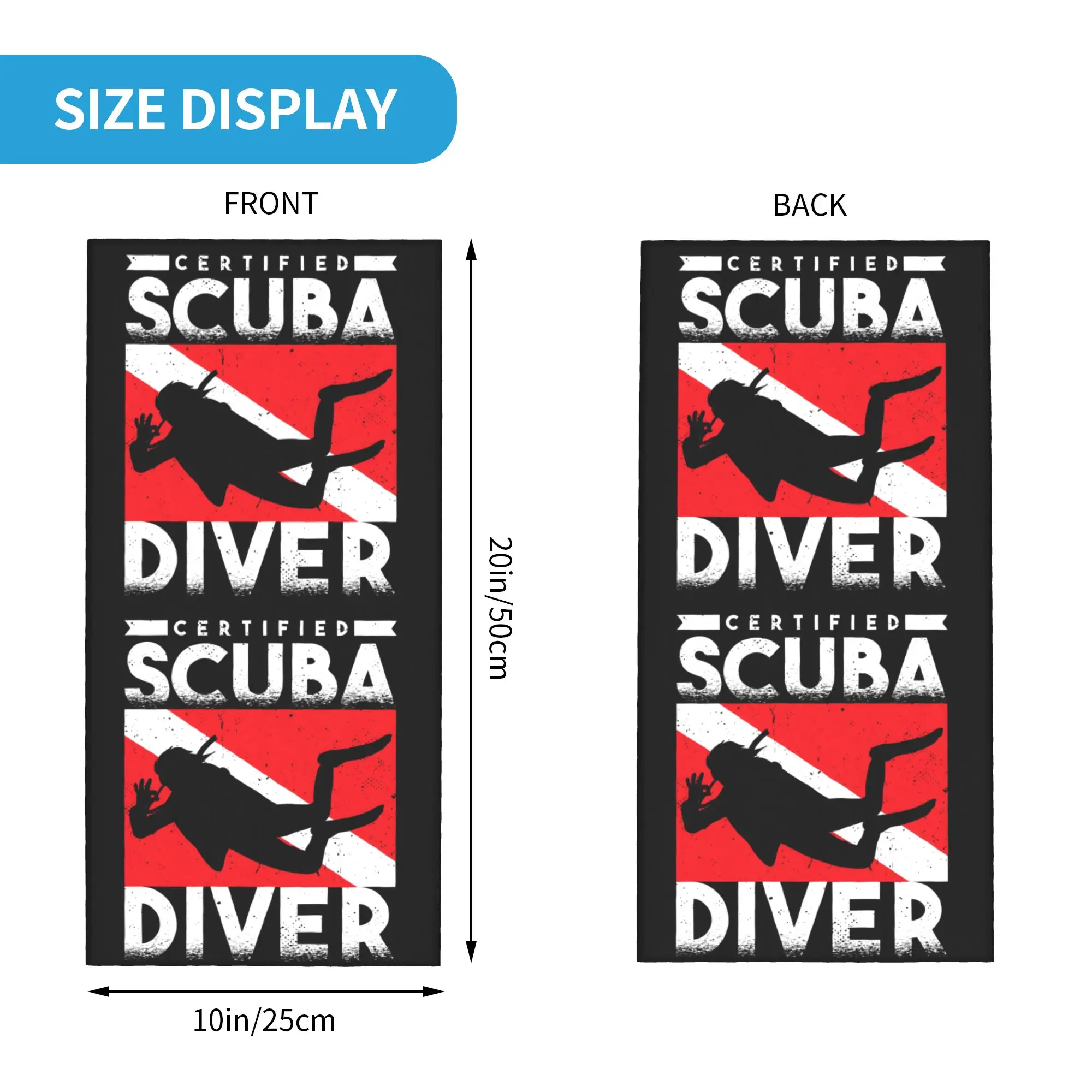 الغوص غواص الشتاء عقال الرقبة أدفأ الرجال النساء تزلج الدراجات وشاح أنبوبي تحت الماء جهاز التنفس الوجه باندانا الجراب #2