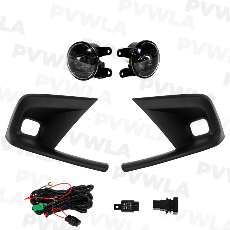 For Honda Civic Sedan 2022 2023 1 set of LED Front Bumper Fog Light + Fog light frame + wire + switch + Adapter