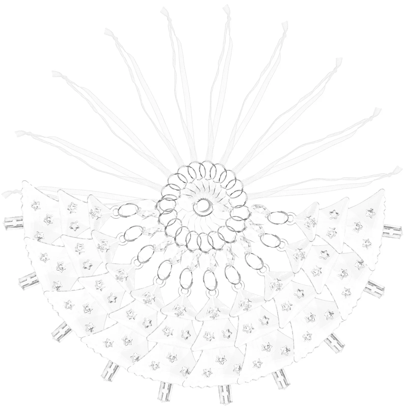 

10 Pcs Xmas Unbreakable Slim Party Christmas Hanging Decorations for Home Pendant Ornaments