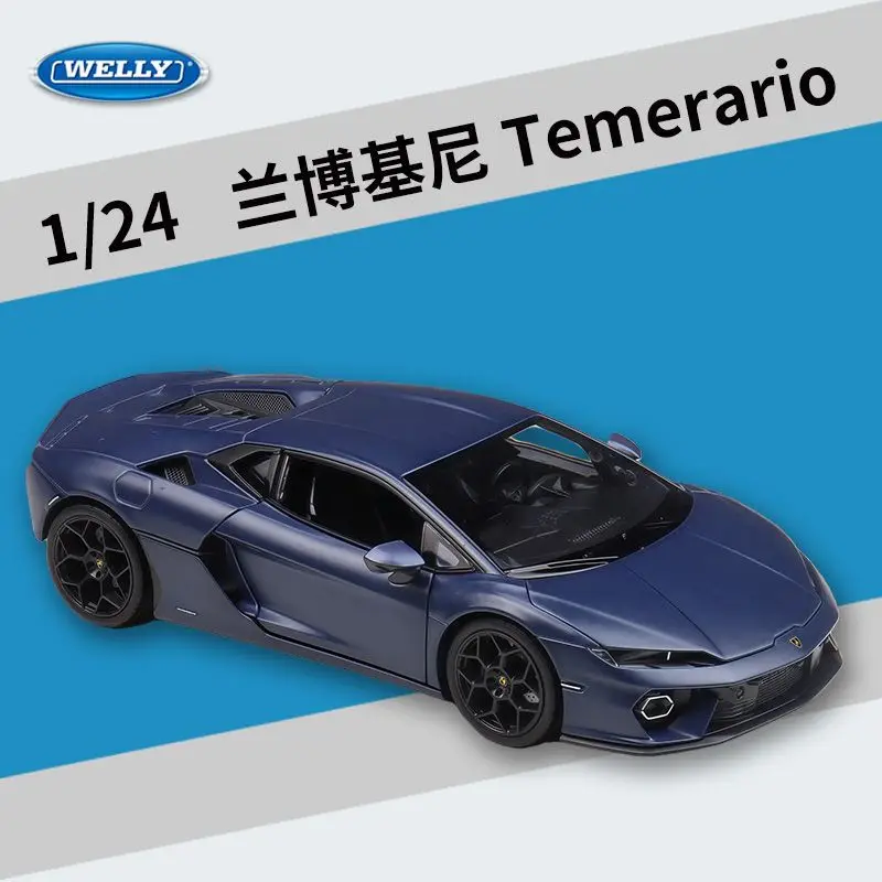 

WELLY Cool 1:24 Lamborghini Temerario Alloy Model Car, Realistic Replica Toy for Car Enthusiasts Gift