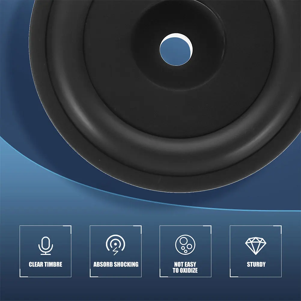 

4Pcs Speaker Isolation Cushion Rubber Shock Absorber Pads Floor Protector Subwoofer Amplifier Speaker Vibration Damper Turntable