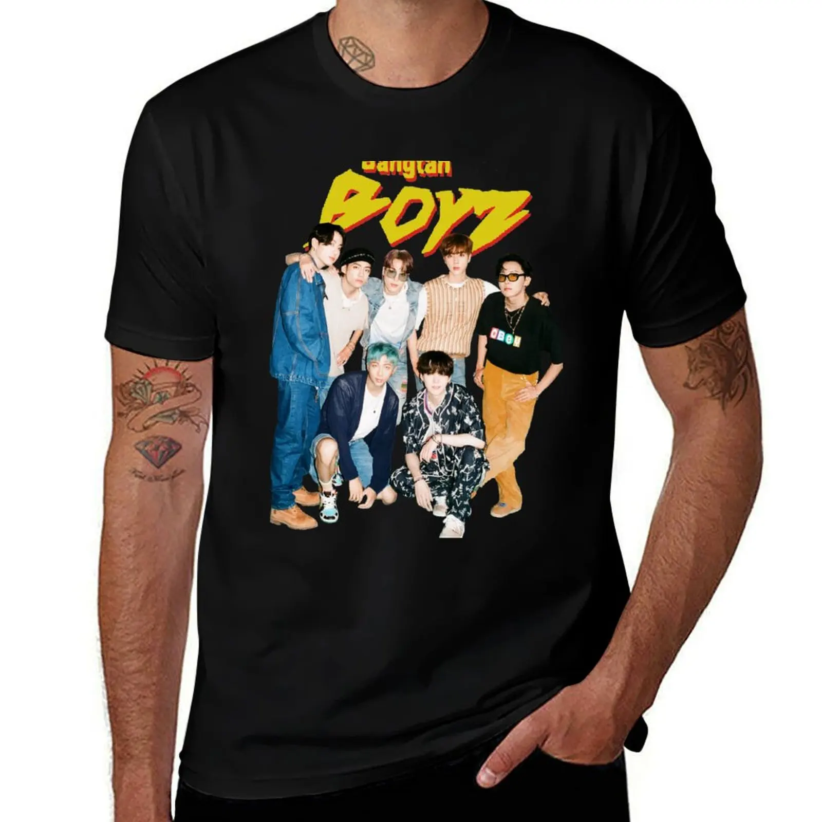 

BOYZ WITH FUN T-Shirt cotton t shirt pack t shirt man luxury t shirt custom print T-Shirt