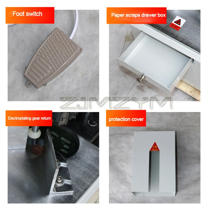 Imagem -05 - Faca Papertrimmer Corte Nova Técnica Elétrica da Máquina de Canto Redondo 110v 220vautomática Filé Máquina Cortador de Papel R3-9