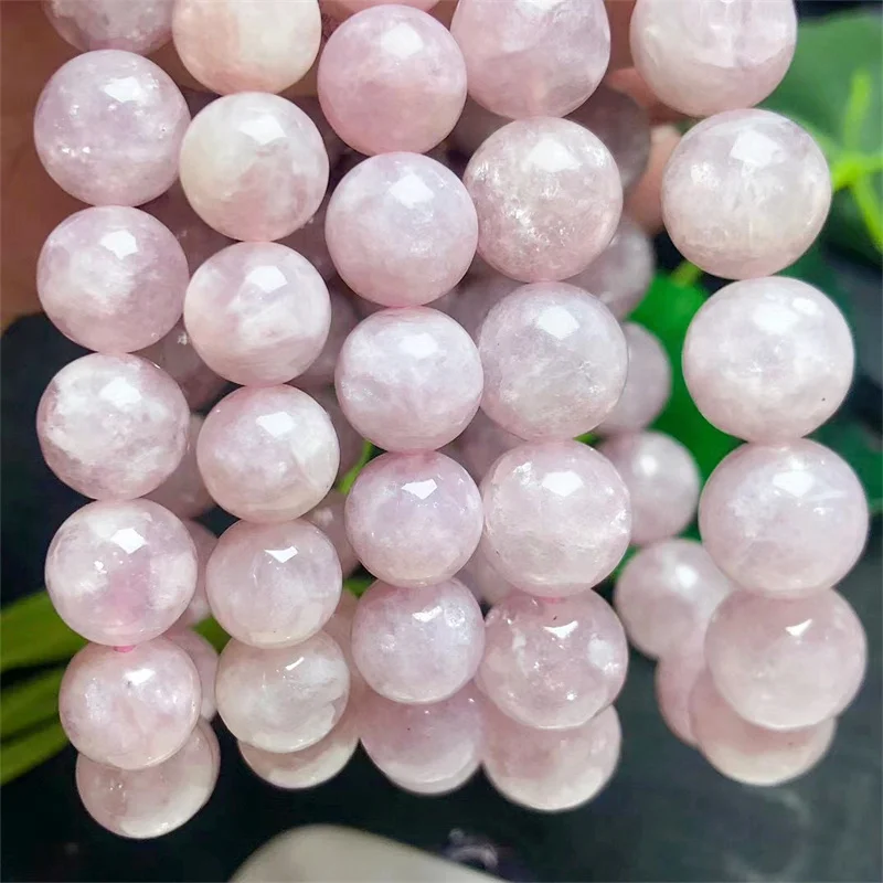 

Natural Pink Crystalline Bracelet Reiki Gemstone Fashion Jewelry Halloween Gift Fengshui Women Healing Gift 1pcs 9/10/12mm