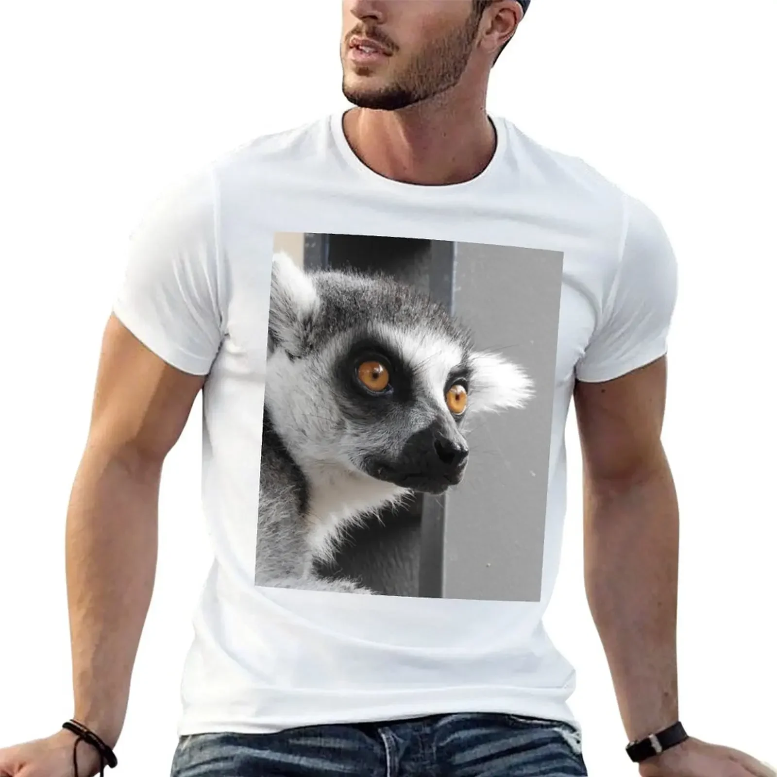 Ring Tailed Lemur T-Shirt customizeds graphic tee shirt summer clothes heavyweight t shirts for men