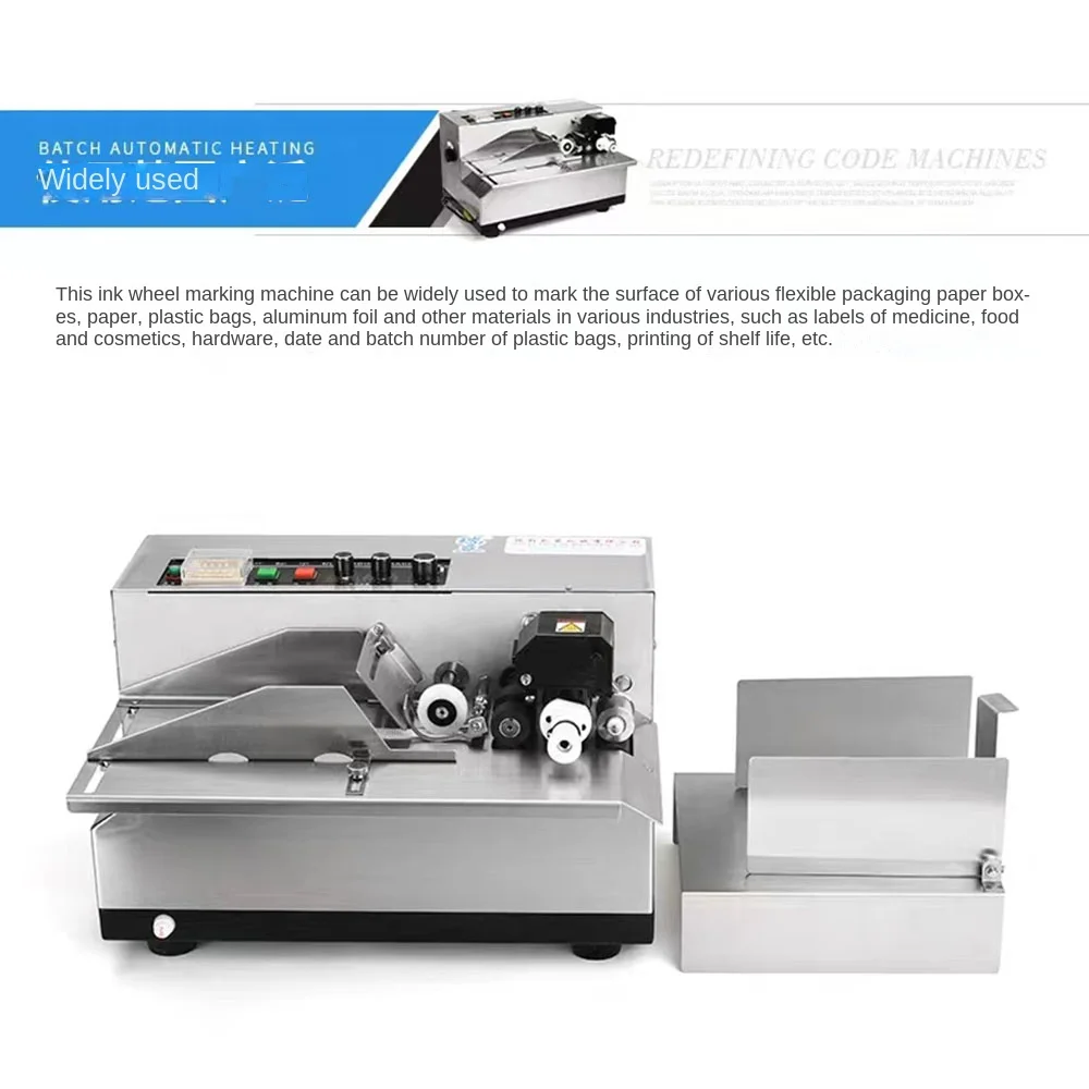 Imagem -05 - Mesin Pengkode Gulungan Tinta Terus Mentalism Printer Kartu Mesin Tanggal Produtos Coreia