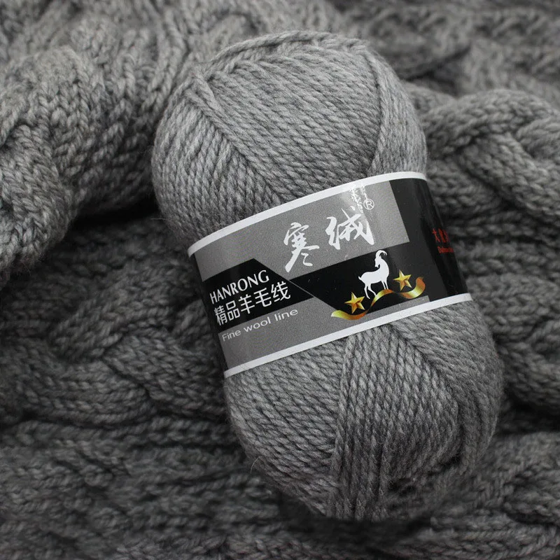 100g/ball Soft Thick Wool Yarn Woolen Crochet Yarn Hand Knitting Cashmere Yarn for Knitting Wool Sweater Thread JK487