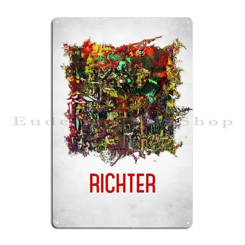 Gerhard Richter Metal Sign Designing Cinema Party Personalized Cave Tin Sign Poster