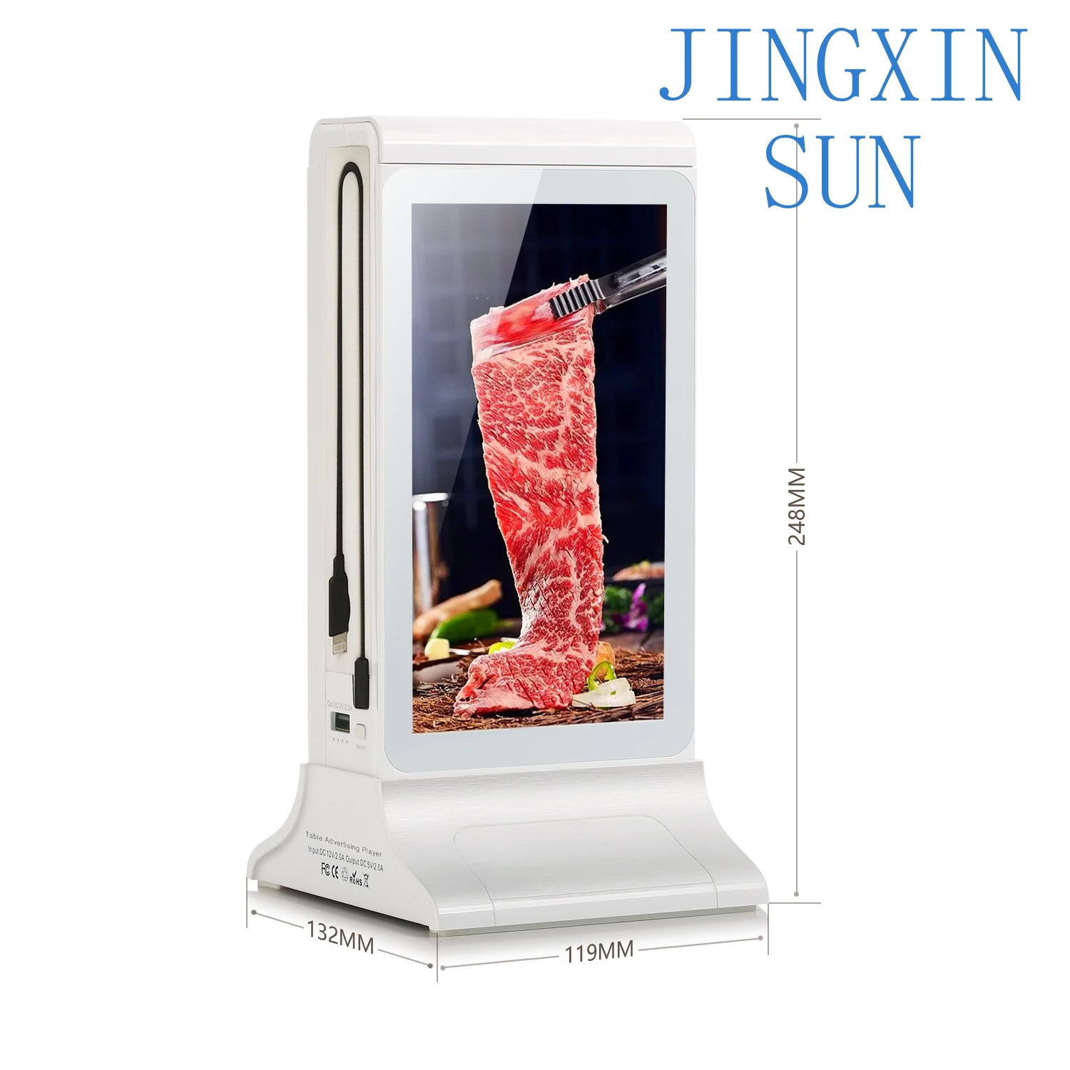 7 Inch LCD Digital Signage Player for Android Advertising Equipment for Digital Signage Display Advertising Screen for Retail